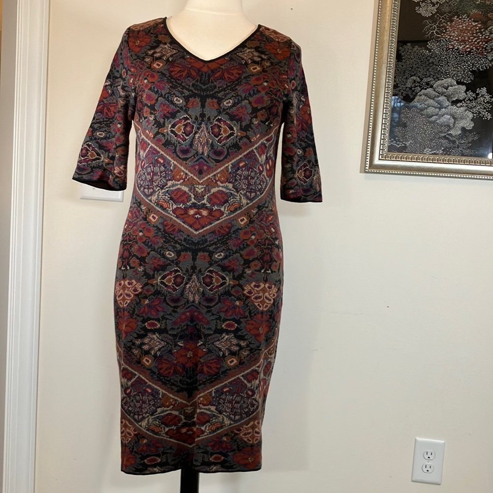 Peruvian Connection pima cotton knit dress sz XL